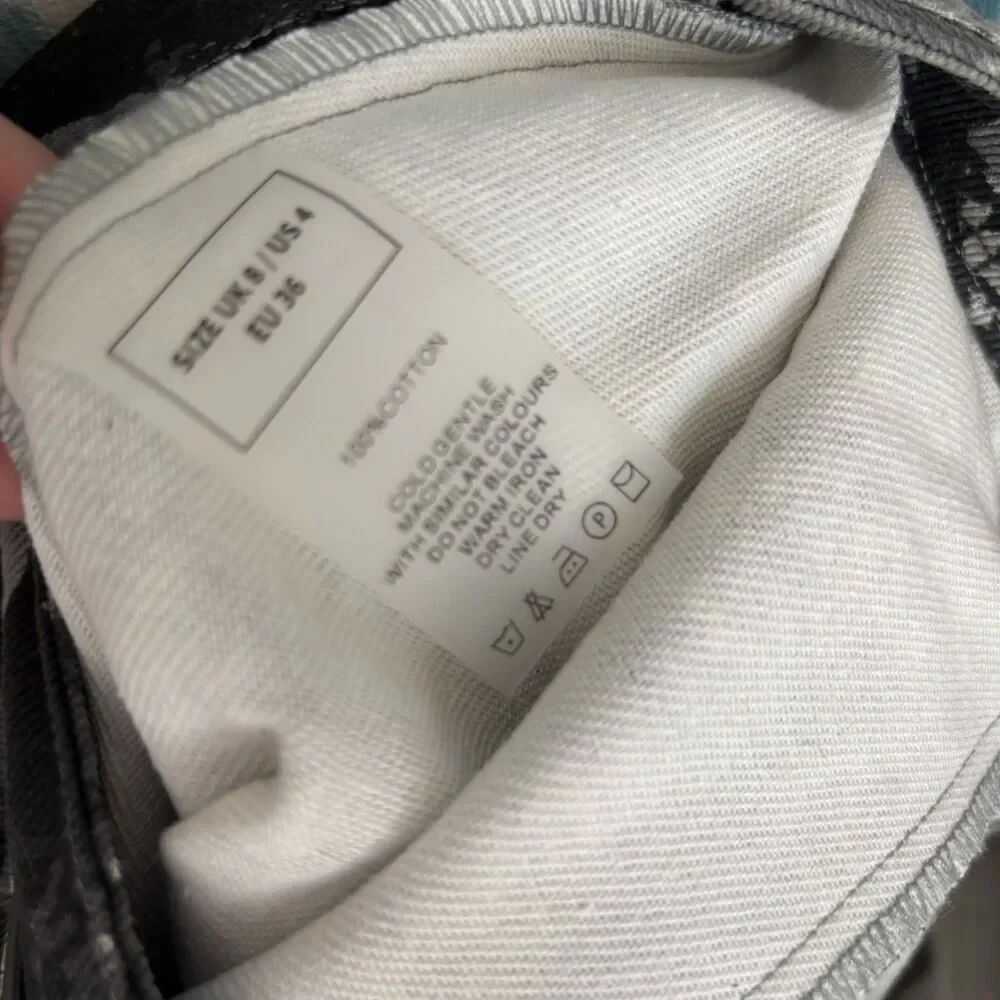 Maniere De Voir Black and Gray Flare Jeans - Picture 6 of 10